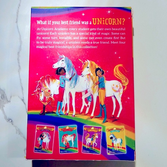 Unicorn Academy: Rainbow of Adventure Boxed Set (Books 1-4) By Julie Sykes. - Picture 7 of 11